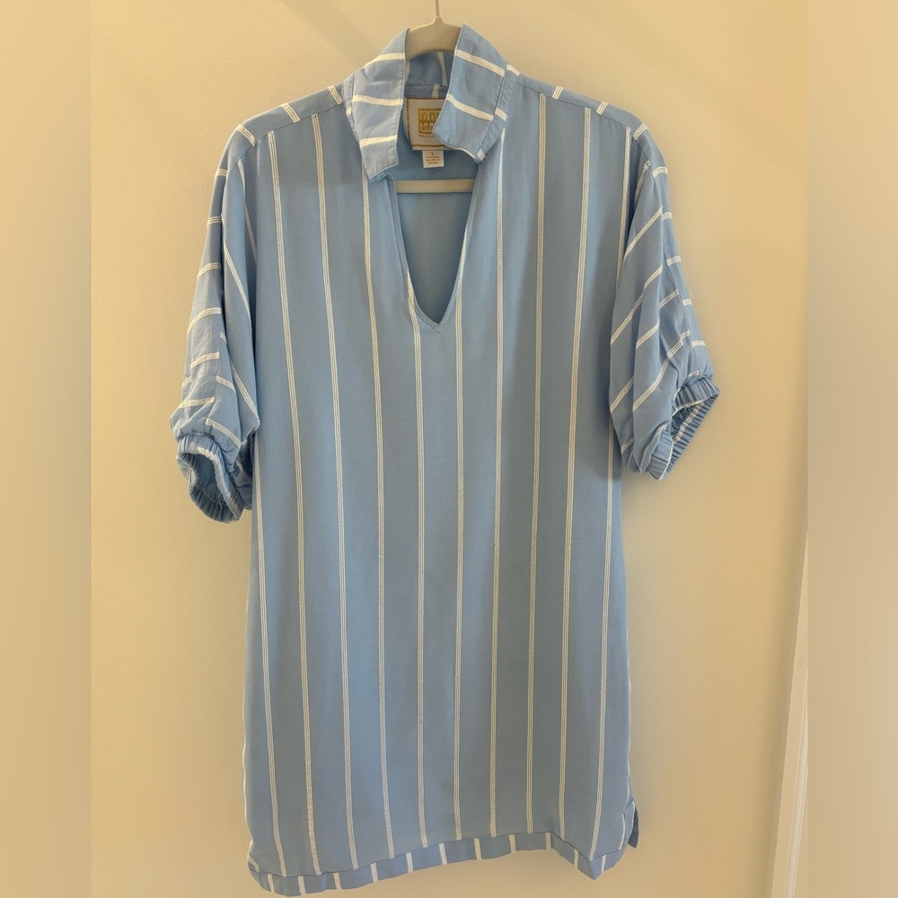 Emily McCarthy Poppy Blue Tunic Dress XS